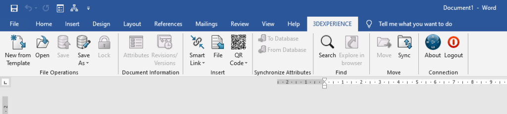 3DEXPERIENCE Integração Word